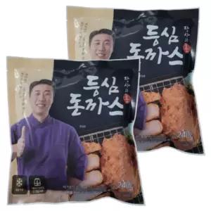 장사의신 밀키트 돈카츠 튀겨나온 등심 돈까스 냉동식품 2개입 x 2팩
