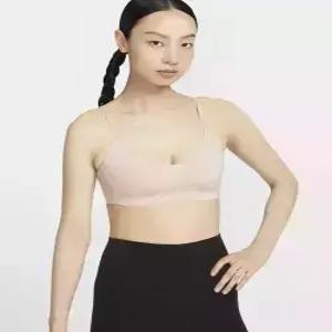 나이키 NIKE 엘레이트 미니멀리스트 라이트 서포트 패드 컨버터블 스포츠 브라 W - 파티클 베이지화이트 FQ