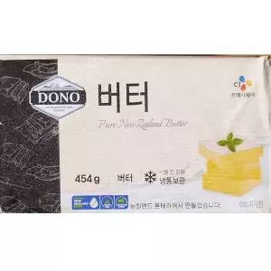 도노 무염 버터 냉동 454g/학교/급식용/가염/요리용/주방/조리용/무가염/홈버터/유기농/우유/빵버터/업소용