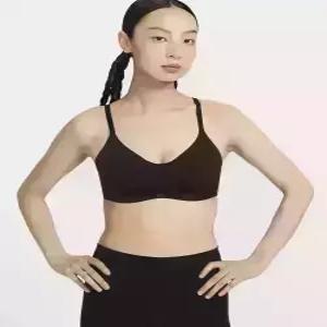 나이키 NIKE 엘레이트 미니멀리스트 라이트 서포트 패드 컨버터블 스포츠 브라 W - 블랙쿨 그레이 FQ3551-0