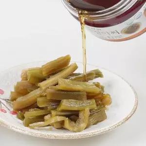 한식 간장 궁채 장아찌 350g 궁채절임 궁채나물 장아찌 상추대 장아찌 상추대나물 상추줄기 장아찌 밑반찬