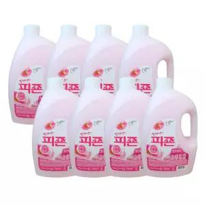 피죤 섬유유연제 핑크로즈 2500ml x 8개