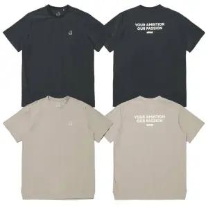 [백화점 정품] 25FW 남성 타이포 그래픽 우븐 반팔티 OMM24281 2Color