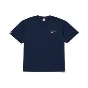 리복 25SS [신규입고]빅벡터 슬로건 티셔츠 - 네이비 RETS5ER40N3