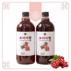 문경 오미자청 오미자차 오미자원액 엑기스 1L 2개 문경 오미자로 만든 오미자청 - 이벤트