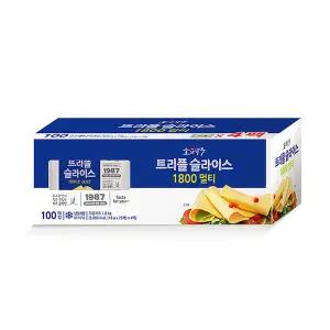 동원 소와나무 트리플 슬라이스 치즈 1.8kg(18g x 100매) 대용량