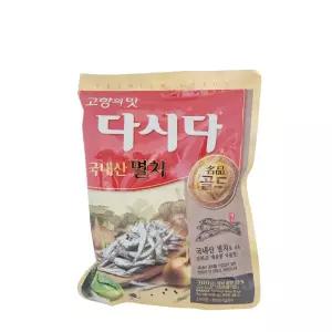 CJ제일제당 다시다 명품골드 멸치 300g x2개