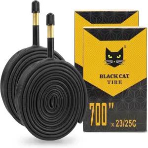 MAKELEN 2개 700x23C/25C 700x28C/32C 자전거 튜브 48mm FV 프레스타 밸브 로드 바이크용 700C 타이어