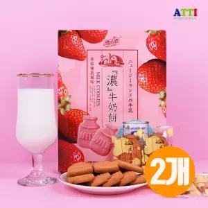 산수공 유키앤러브 딸기연유맛 밀크쿠키 200g x 2개(소비기한 09.01)