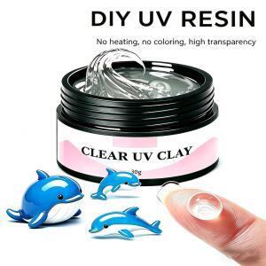 UV레진 UV 클레이 투명 3D 공예, 쥬얼리 캐스팅, 실리콘 아트 제작, 미니어처 크리스탈 몰드, 핸드메이드