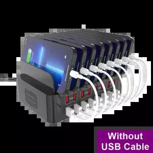 150W 범용 멀티 USB 타입 C 고속 충전기 16포트 3.5A 최대 충전 스테이션 스탠드 패드 폰 17 16 삼성