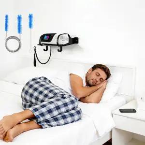 에어센스 0 CPAP 벽걸이형 홀더 조절 가능한 마스크 걸이 호스 튼튼한 선반 기기 침대 옆 정리함