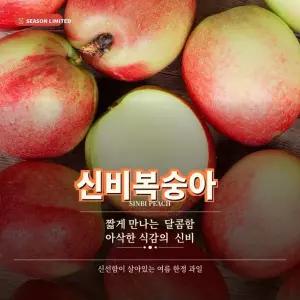 온기마켓 고당도 신비복숭아 명품 꿀복숭아 당도선별 1세트