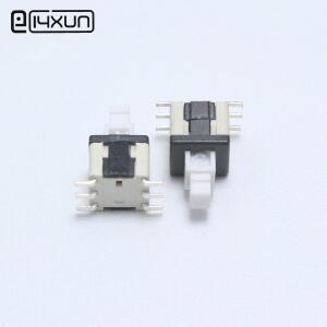 10PCS 5.8X5.8mm 6Pin 푸시 버튼 스위치 6P SMD 마이크로 촉각 자동 잠금/비 잠금 래칭 키덜트 손전등