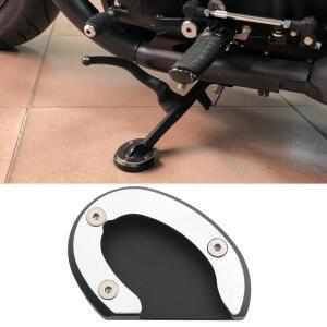Moto 사이드 스탠드 확장 확대 패드 발 지지대 커버 액세서리 Triumph Bonneville Bobber T100 2016-2020