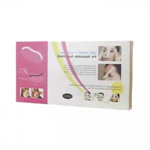 앞머리 컷트용 페이스쉴드 미용실 얼굴가리개 투명 필름 50P 페이스커버