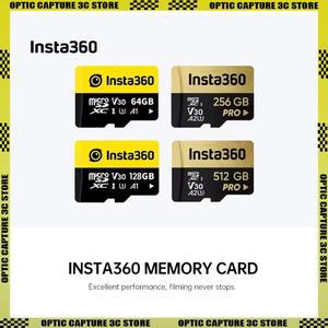 인스타 360 X4 Ace Pro2 ONE RS용 메모리 카드 마이크로 SD 128GB 256G 고속 오리지널 비디오 카메라 액세