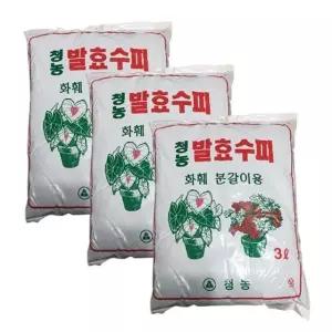 발효수피 3L(3개) 화훼분갈이흙 부산물 퇴비 웃거름 웃거름 분갈이흙 (W8D3648)