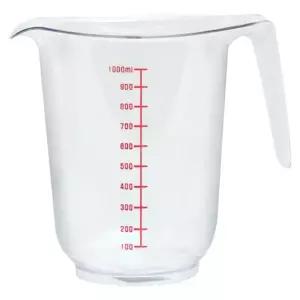 투명 계량컵 1000ml 2P 눈금 플라스틱 쌀 개량컵 라면계량컵 (W72FB79)