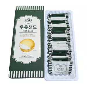 제주 아침미소 목장 우유샌드 234g 39입 / 과자 간식 제주도과자 사무실간식