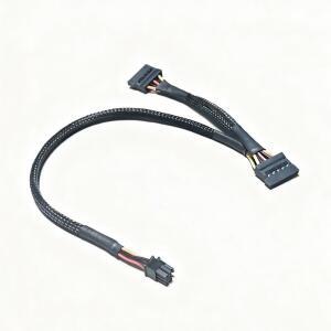 DELL QVT1260 ECS1250 하드 드라이브 HDD SSD 케이블용 SATA 소형 6핀 전원 10개