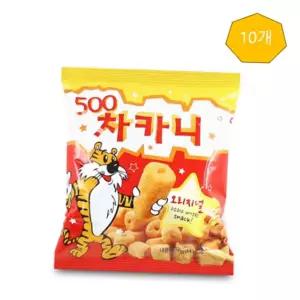 회사간식 추억의 문방구 과자 500 차카니 간식 옛날 32gX10개