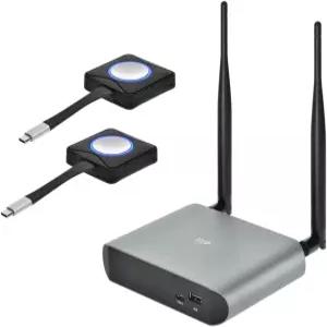 모노프라이스 원클릭 USB-C 무선 프레젠터 4K 컨퍼런스 프레젠테이션 시스템 - 화면 미러링 인스턴트 미팅