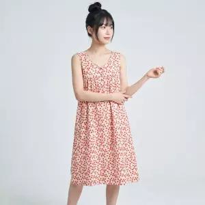 SLO 183-99-1 여성 잠옷 나시 원피스 인견 나시 드레스 쿨링 여름 실내복 원피