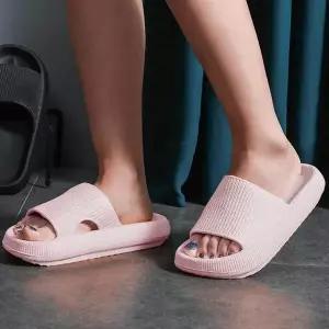 [하프클럽/셀러허브_아웃도어]통굽 논슬립 핑크 225-230mm 푹신한 여성통굽