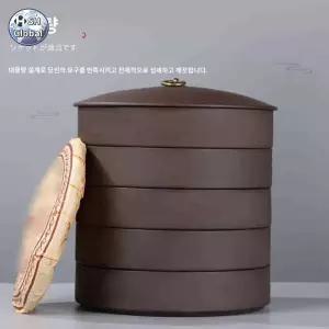 찻잎통 보관함 자사호 미니 찻잎 우리는 황토 보이차 차통