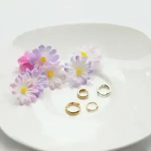 연골 미니멀 링 귀걸이 (S) (낱개판매/10k)
