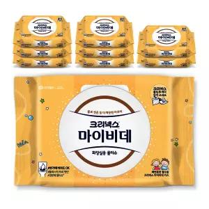 NEW 크리넥스 마이비데 키즈 캡 40매 9팩 화장실 물티슈 배변훈련