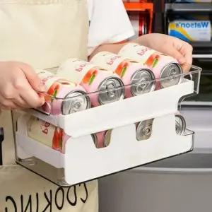 보관 트레이 냉장고 정리 맥주 디스펜서 캔디스펜서 캔음료디스펜서 자동 캔디스펜서