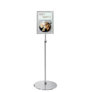 포스터 개폐식 스탠드 OPS-1200CP) A4 크롬 메뉴거치대 메뉴판거치대 메뉴판받침대