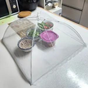메쉬 밥상 커버 원터치 식탁 덮개 상커버 푸드커버 음식커버 교자상커버 교자상보
