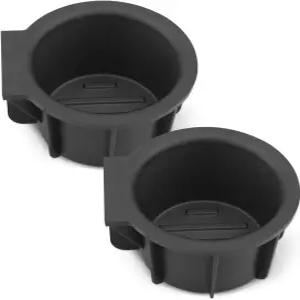 전면 콘솔 컵 홀더 인서트 교체 Ford F150 2009-2014용 플로우 스루 장착 9L3Z-1513562-CB 2Pcs