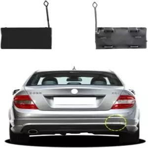 고홀리 카 리어 범퍼 견인 후크 커버 메르세데스-벤츠 C-클래스 W204 AMG 라인 핏 C180 C200 C300 C350