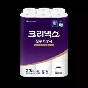 화장지 유한킴벌리 크리넥스순수3겹 27MX24롤