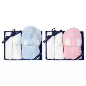 갤러리아 (압소바출산,백일세트)이크베무소우주복(모자)+손수건10장세트(A13