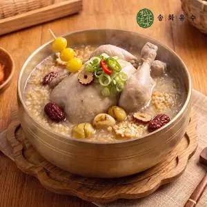 [송화유수] 이금 누룽지 삼계탕 1.2kg x 6팩