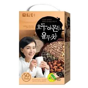 신 호두아몬드 율무차 50T 박스 8개입 곡물차분말 율무음료 고소차 미숫가루티 WFNUTIP