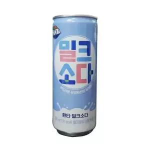 WL 코카콜라 환타 밀크소다 250ml 캔 1개 WFLRCU4