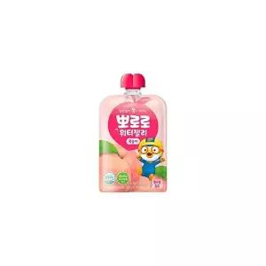WL 팔도 뽀로로 워터젤리 복숭아 120ml 1개 WFLRCVG