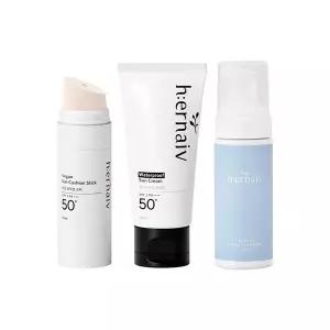 어네이브 올인원 트리오 (선스틱 30ml+워터프루프 선크림 50ml+폼클렌저 145ml)