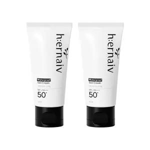어네이브 워터프루프 선크림 50ml 아기 물놀이 선크림 SPF50+, 2개
