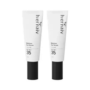 어네이브 수분 선세럼 무기자차 아기 유아 이지워시 선크림 SPF35 50ml, 2개