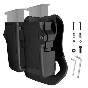 2025 공용 더블 매거진 9mm .40 스택  홀스터 파우치 핸드 건 캐리어