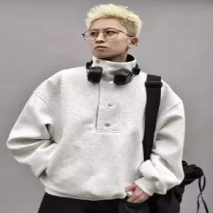 빈티지 남사친 트렌디 아이템 긴팔티 맨투맨 봄가을 하이넥 커플 코트 붐 HT3