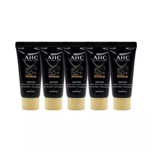 [AHC] 마스터즈 아쿠아 리치 선크림 대용량 썬크림 여행용 10ml 5개