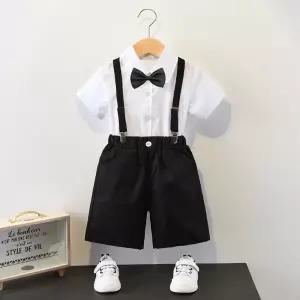레이블 반팔 정장 상하복 세트 R9003